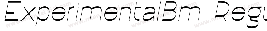 ExperimentalBm Regular字体转换